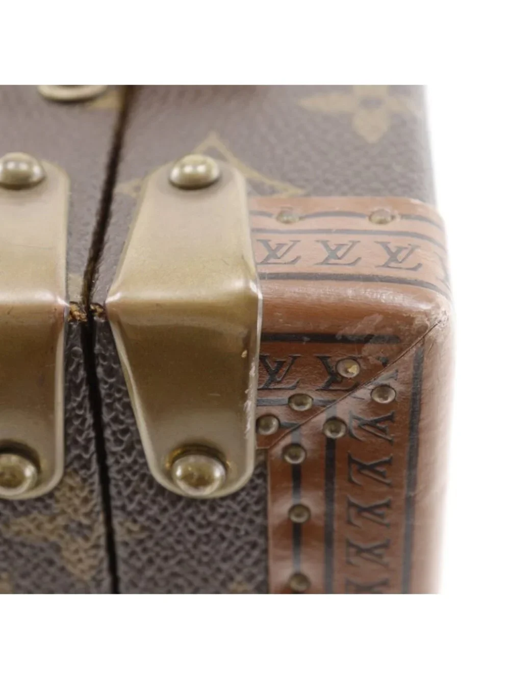 Louis Vuitton President Monogram Canvas Brown Trunk
